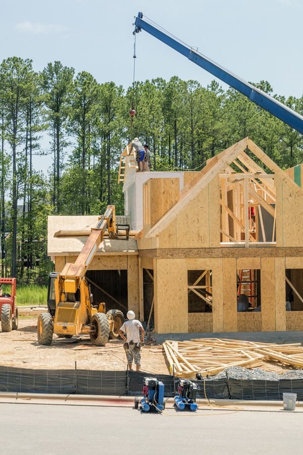 Completed custom home by Keystone Construction