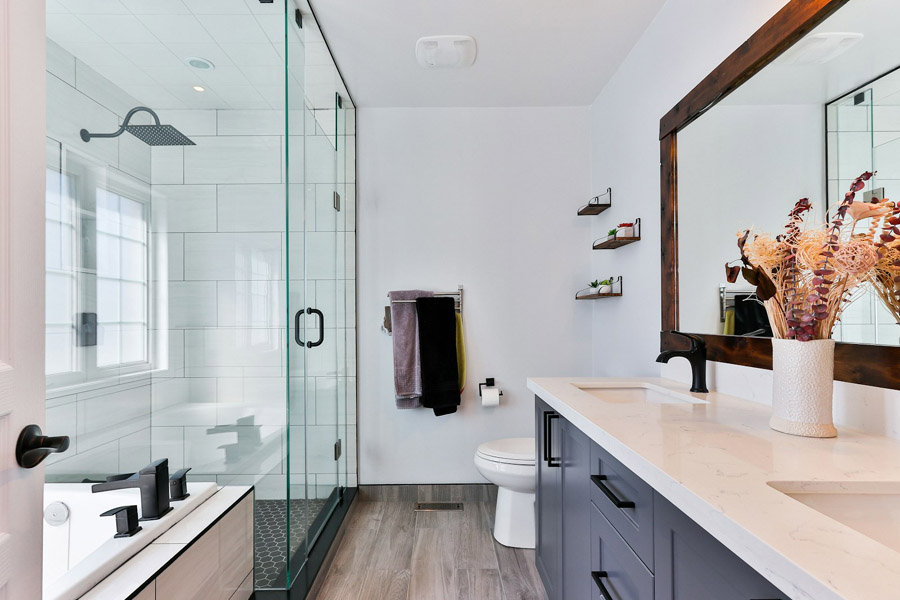 Bathroom renovation in Selden, NY
